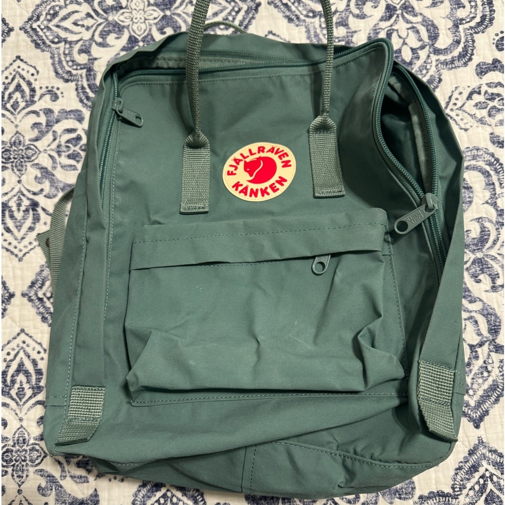 Fjallraven Kanken Laptop Backpack - Teal Blue